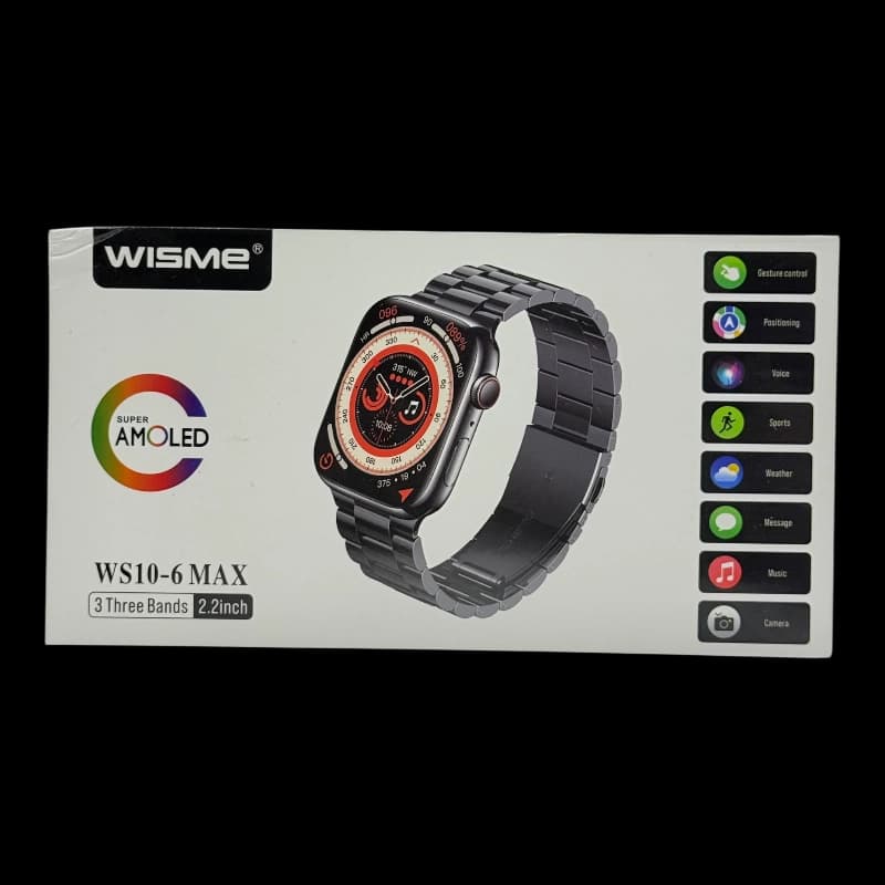 ساعت هوشمند Wisme با بند سلیکونی مدل Ws10-6 — تصویر ۳