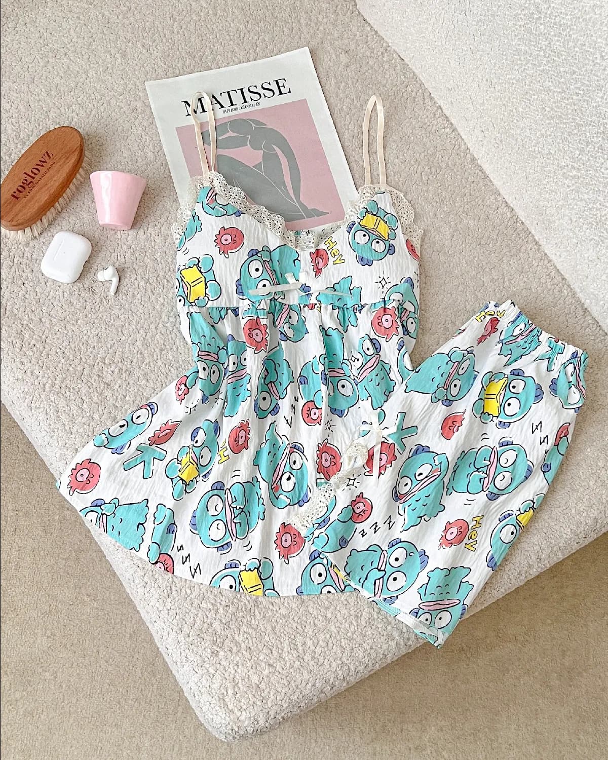 تاپ و شورتک زنانه کاپدار نخ موسلین کد ۱۰۱۹