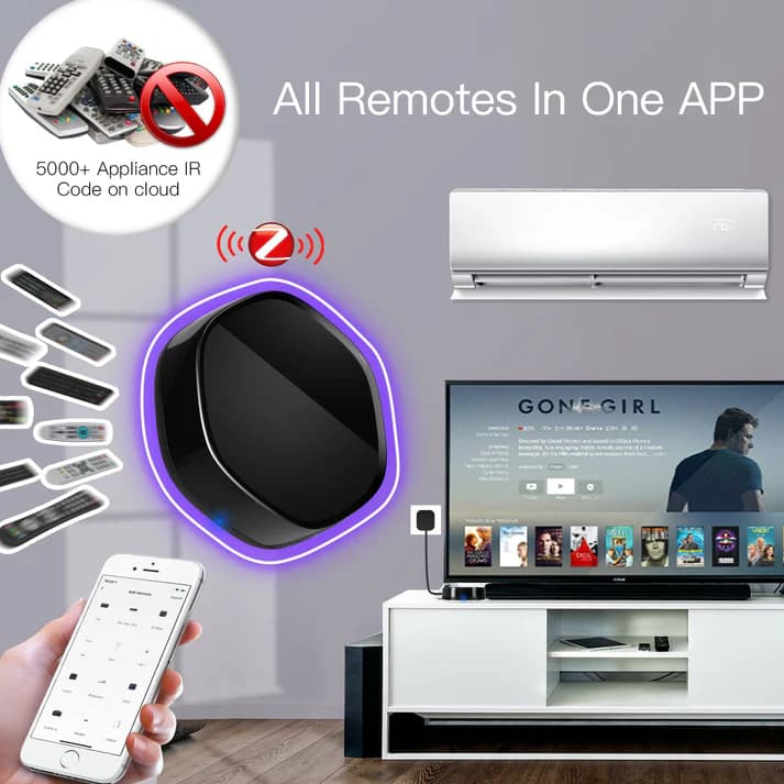 هاب مرکزی ۳ کاره MOES (کنترلر Zigbee + بلوتوث + ریموت IR) — تصویر ۳