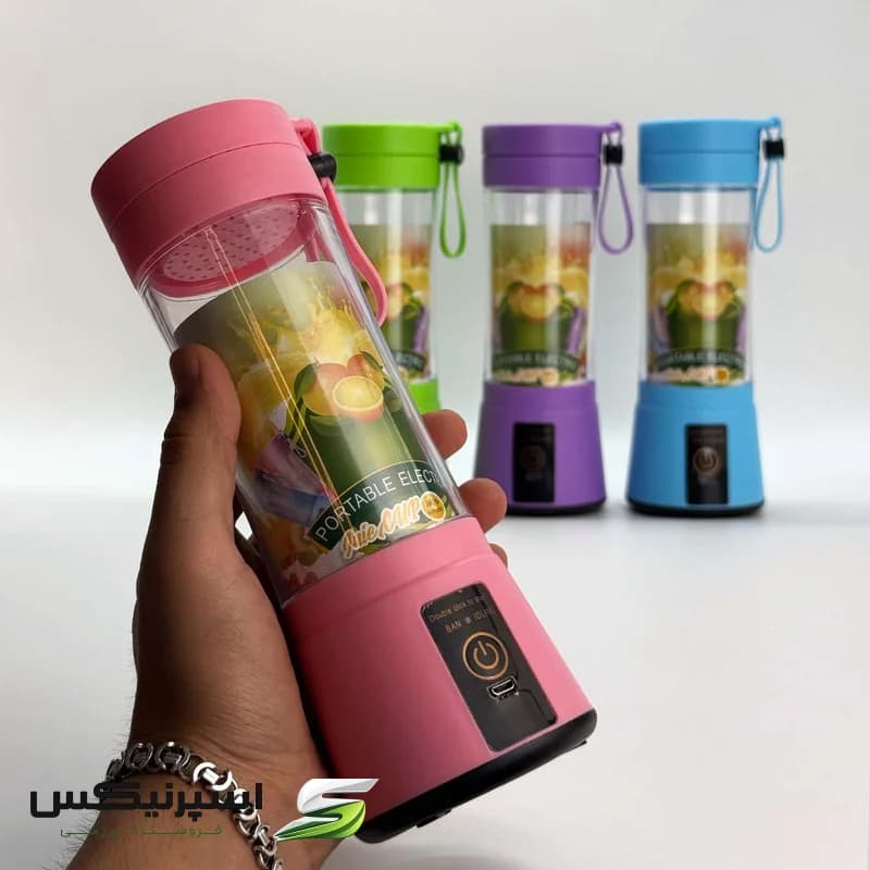 شیکر شارژی قابل حمل مدل اسموتی ساز کد 2241 گنجایش 0.35 لیتر — تصویر ۶