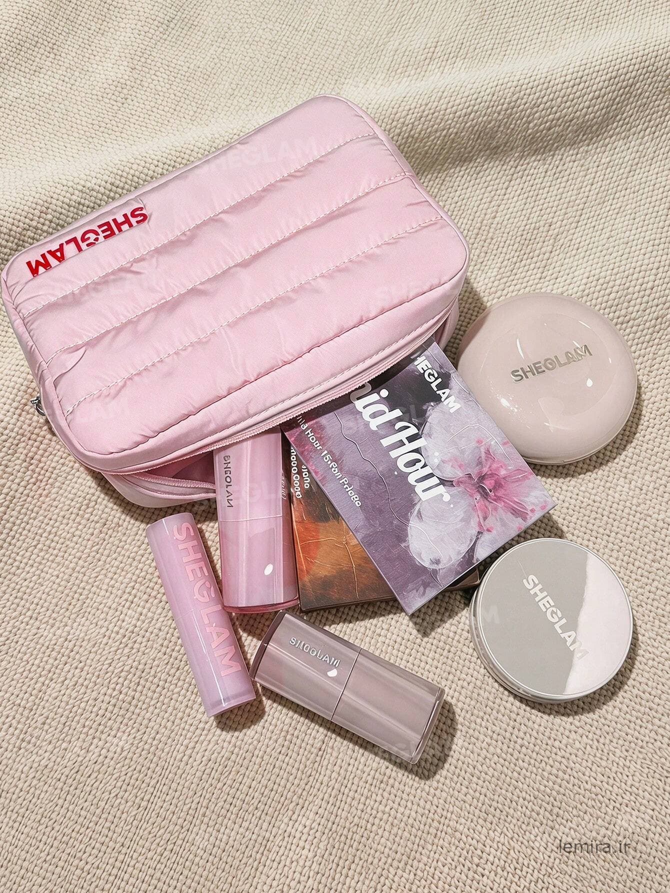کیف آرایشی صورتی شیگلم Trousse de Maquillage — تصویر ۳