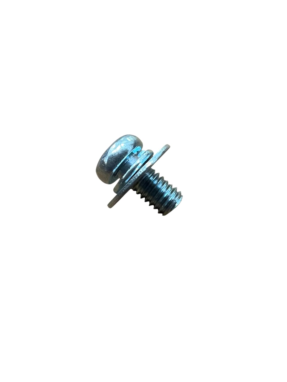 پیچ کروم سایز3 دنده ریز دارای واشرفنری قد 8 قطر سر پیچ 8میلیمتر بسته 20 عددی