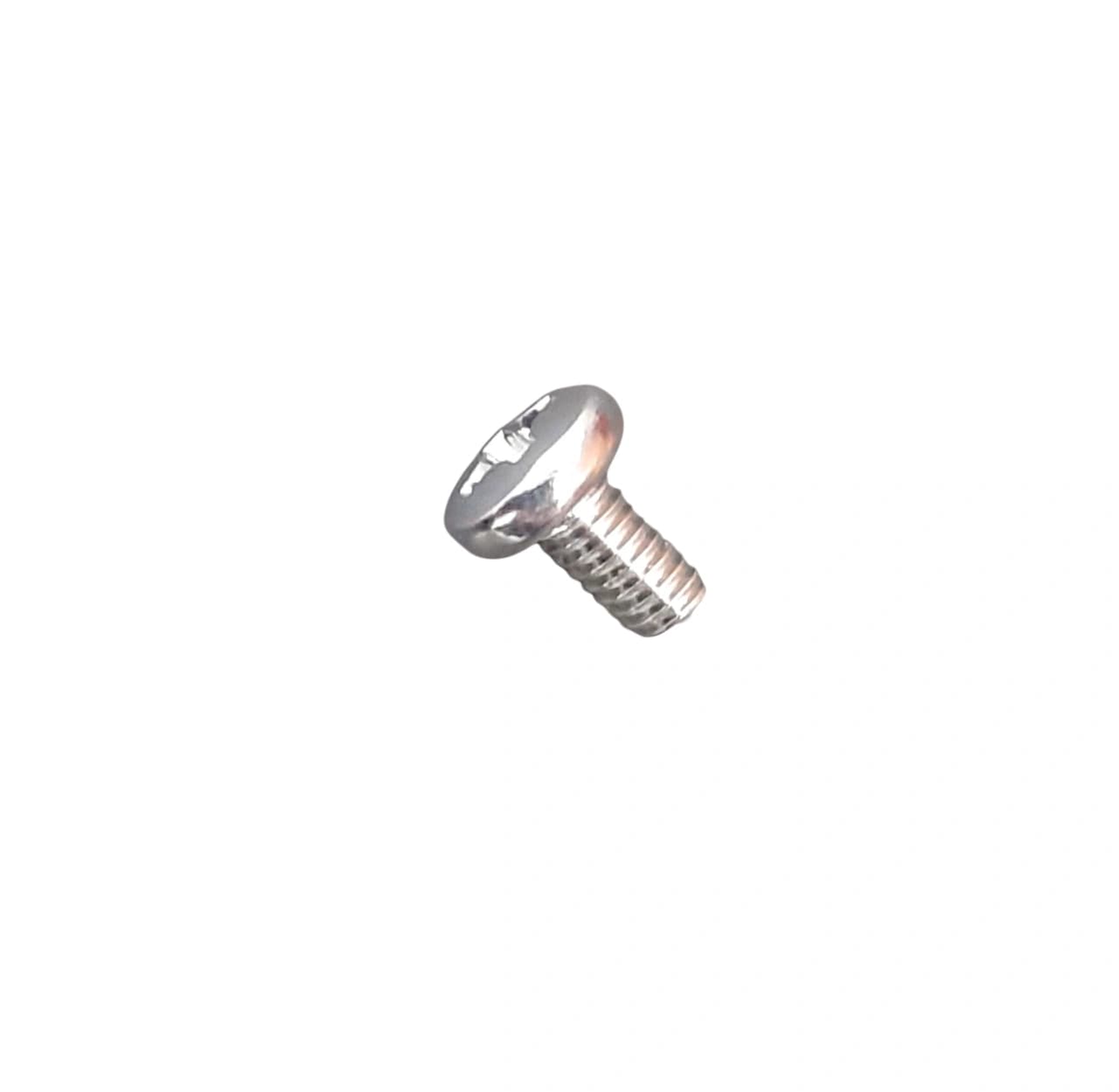 پیچ کروم دنده ریز سرگرد سایز3 قد 7میلیمتر قطر سر پیچ 6 میلیمتر بسته 20 عددی