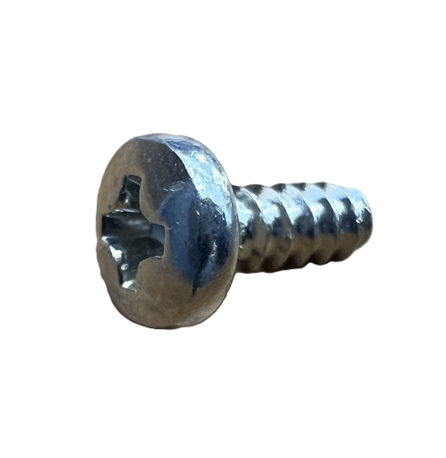 پیچ کروم دنده آهنی سرگرد سایز3*قد 10و قطر سر پیچ 6 میلیمتر بسته 20 عددی