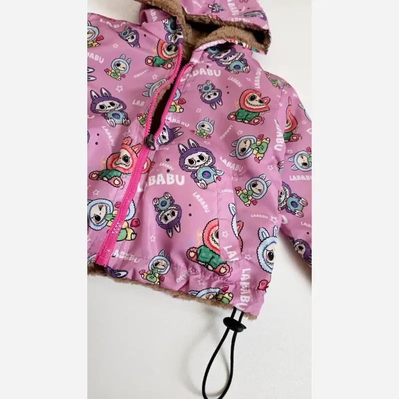 سویشرت دو رو بچگانه میکرو ضد آب و تدی سایز 40 تا 50 مناسب 2 تا 7 سال — تصویر ۵