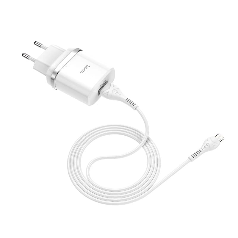 شارژر دیواری برند هوکو مدل C12Q میکرو — تصویر ۲