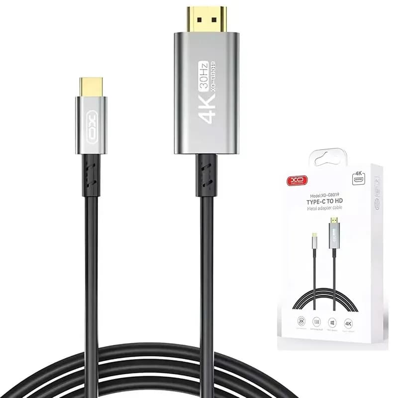 کابل تبدیل Type-C به HDMI ایکس او XO GB019