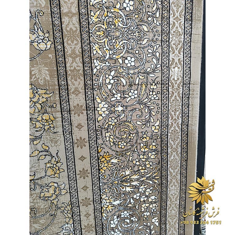 ژینا 700 شانه تراکم 2550 فرش ماشینی نسکافه ای — تصویر ۵
