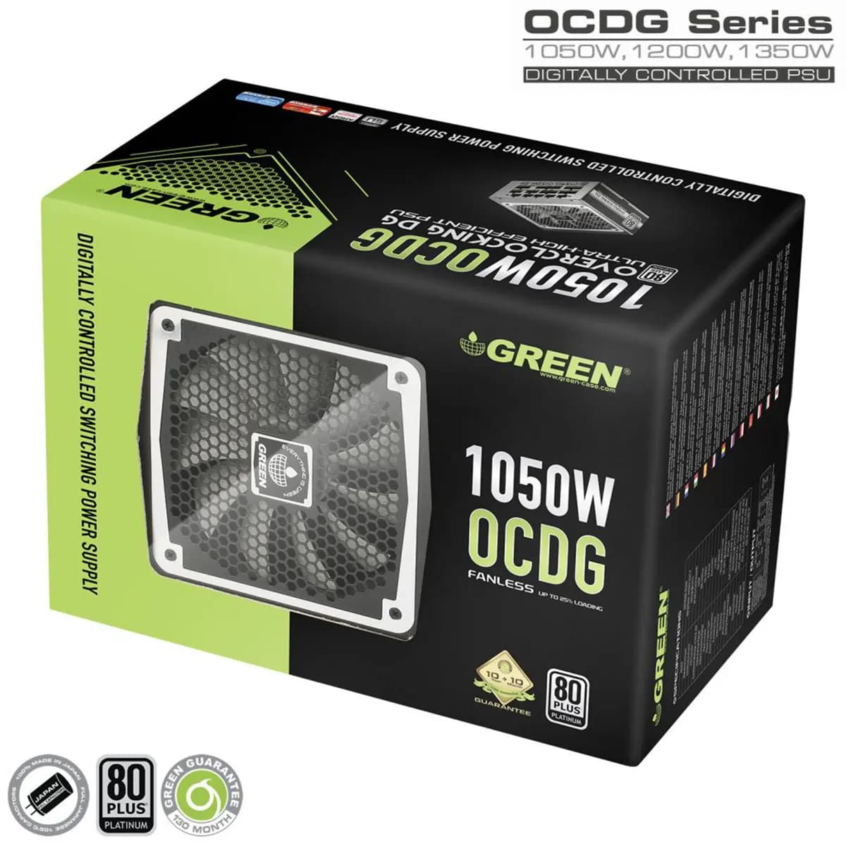 پاور کامپیوتر 1050 وات گرین استاندارد 80 پلاس پلاتینیوم مدل GP1050B-OCDG — تصویر ۵