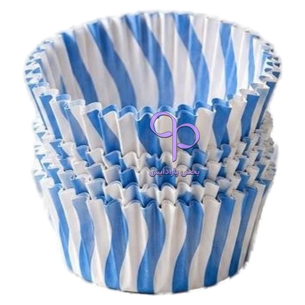 کپسول فارانتینا سفید راه راه آبی سایز 7 (300 عددی)