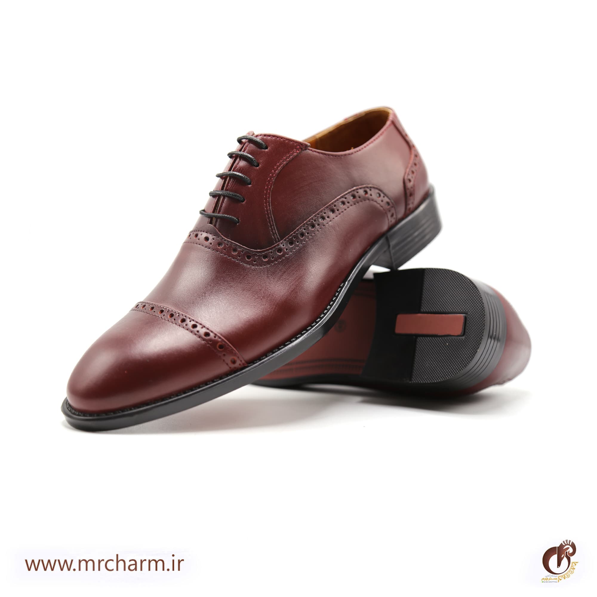 کفش چرم رسمی مردانه mrc118-05 — تصویر ۴