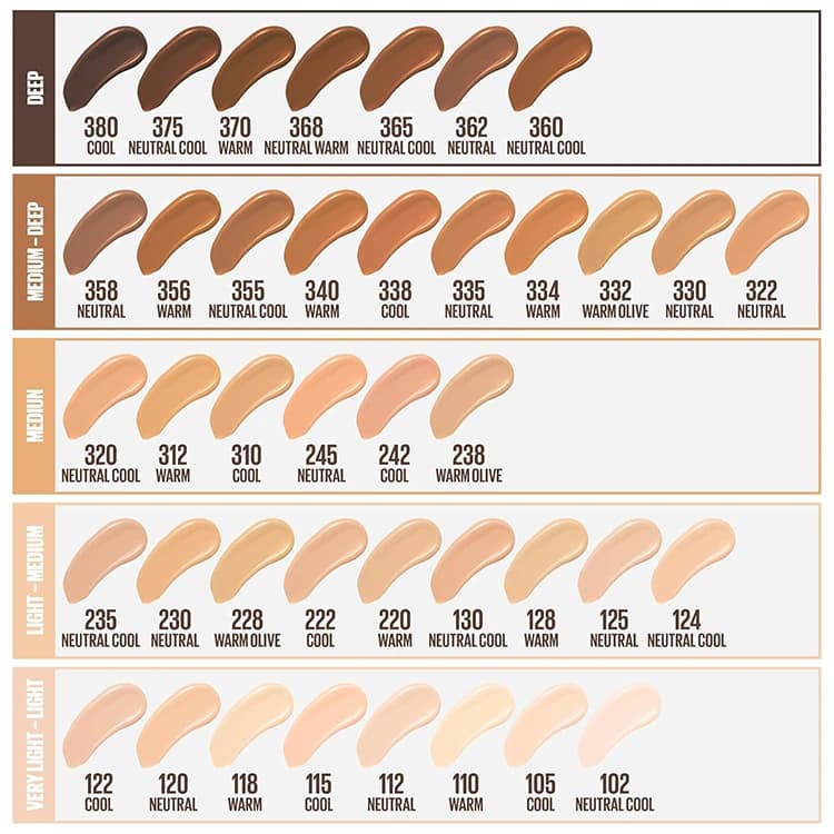 کرم پودر شیشهای Maybelline مدل Fit Me حجم 30 میلی لیتر — تصویر ۵