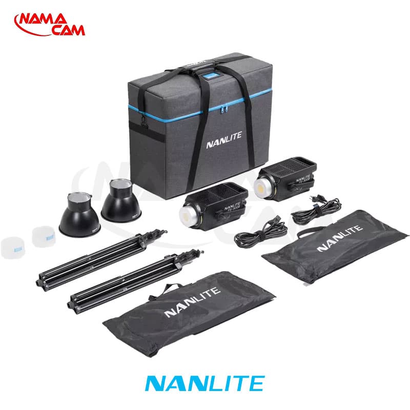 کیت نورپردازی دوتایی نانلایت Nanlite FS-300B Bi-Colour 2 light — تصویر ۲