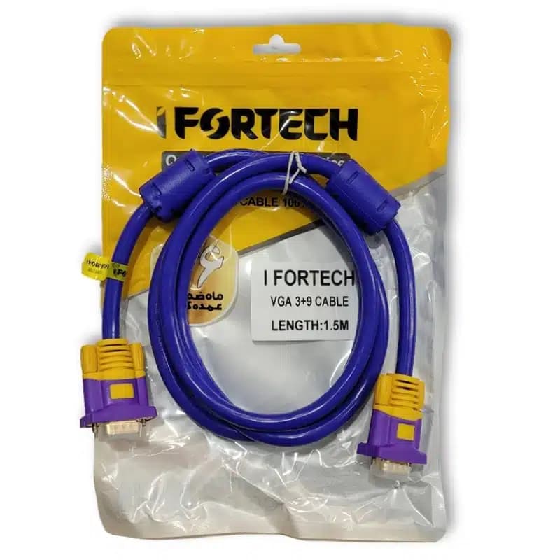 کابل مانیتور ایفورتک مدل VGA IFortech 3-9 (آکبند)