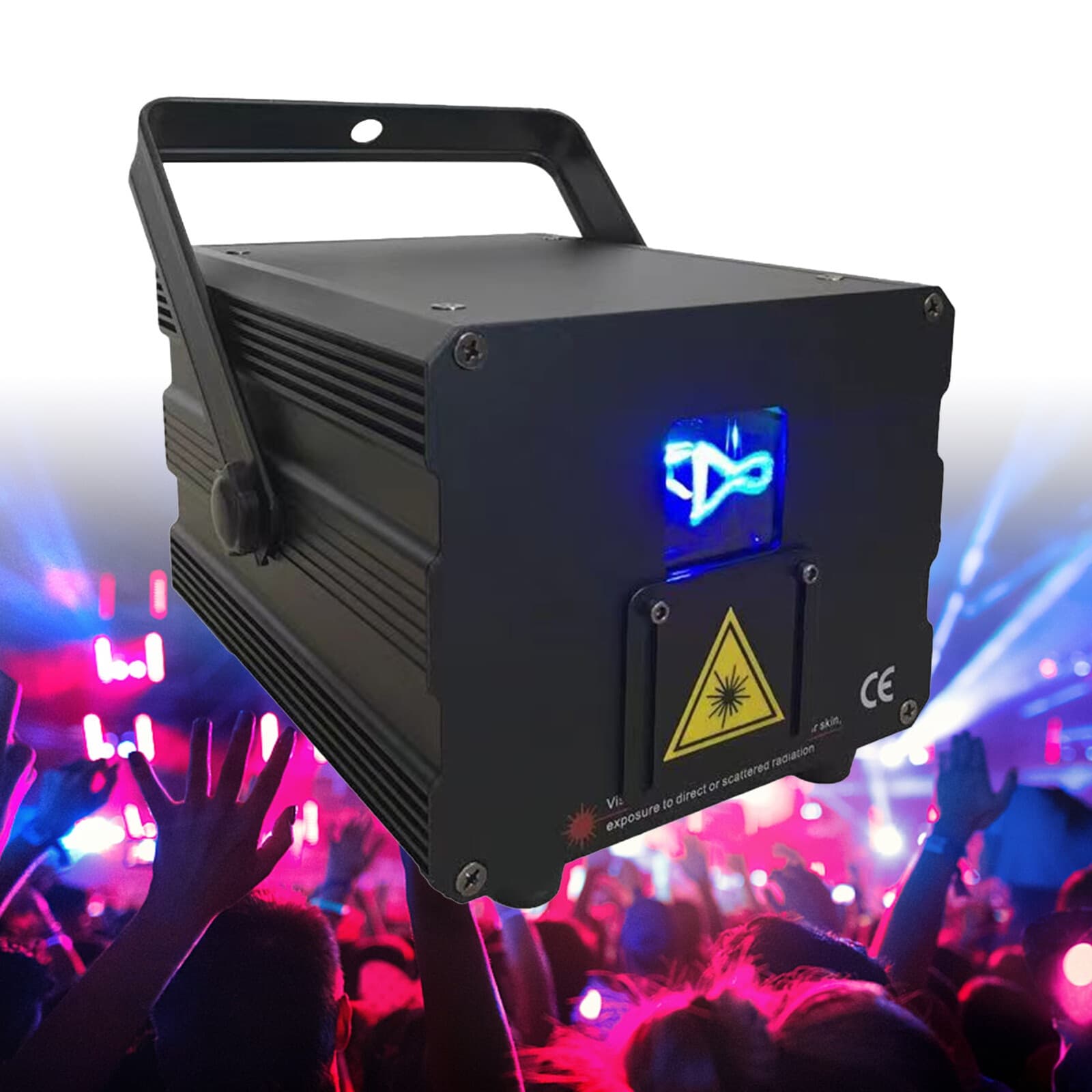 لیزر تانگو و انیمیشن 2 وات فولکالر 2w full color animation laser light — تصویر ۳