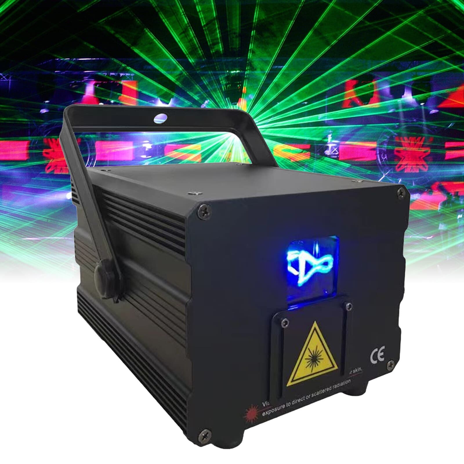 لیزر تانگو و انیمیشن 2 وات فولکالر 2w full color animation laser light — تصویر ۴