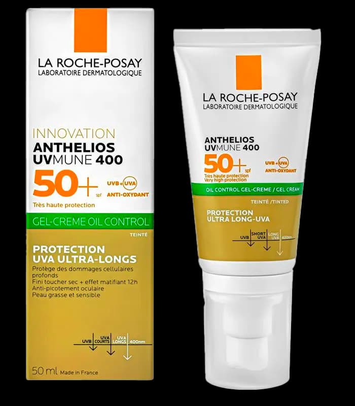 ضد آفتاب ژل کرم مات لاروش پوزای مدل OIL CONTROL کنترل چربی پوستهای چرب و حساس SPF 50 حجم 50 میل