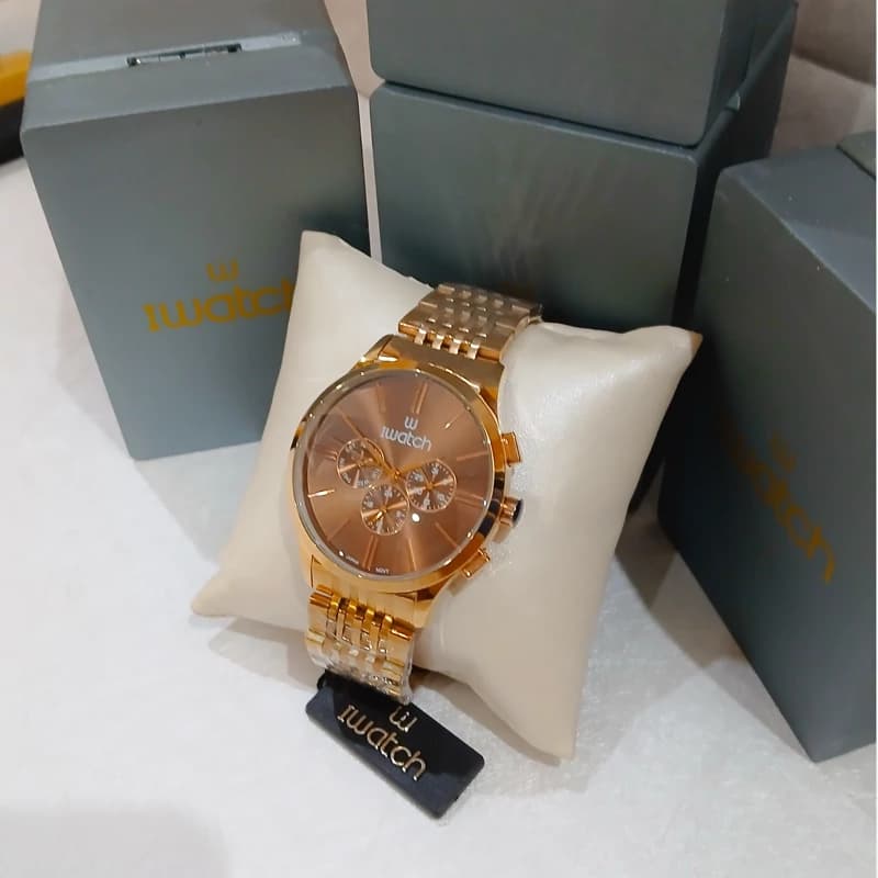 ساعت مردانه Iwatch آی واچ سه موتوره فعال مدل 190149M فول تایم موتور ژاپن