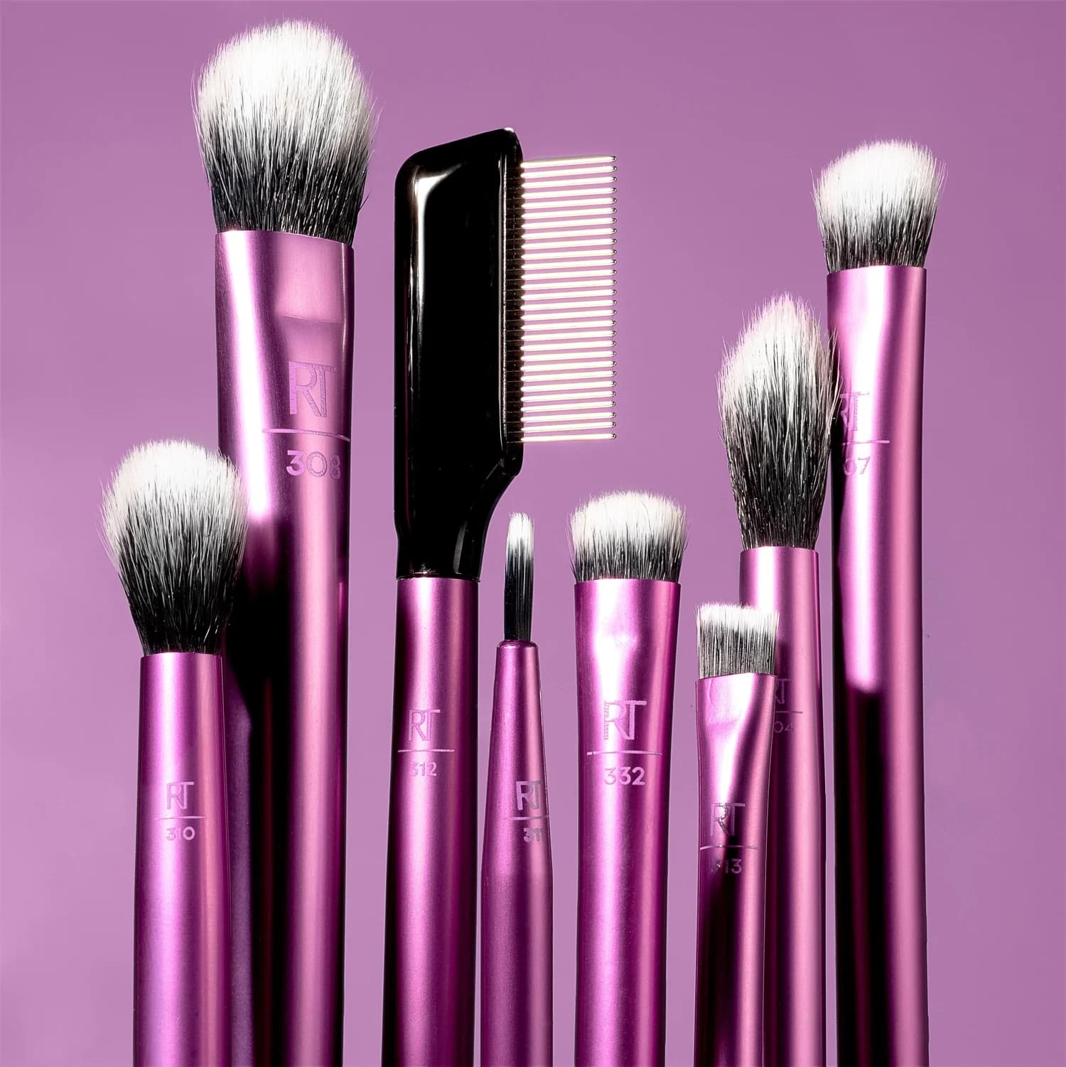 ست براش ۸ تکه آرایش چشم ریل تکنیک مدل Everyday Eye Essentials — تصویر ۳