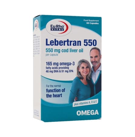 سافت ژل لبرترن 550 یوروویتال 60 عددی — تصویر ۴