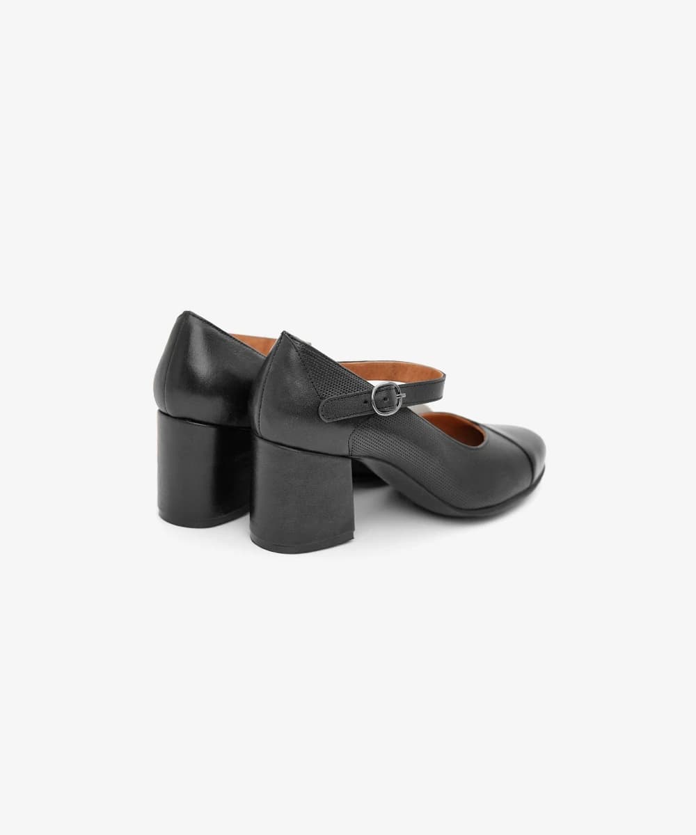 کفش مری جین چرم طبیعی زنانه مدل SW235 — تصویر ۸