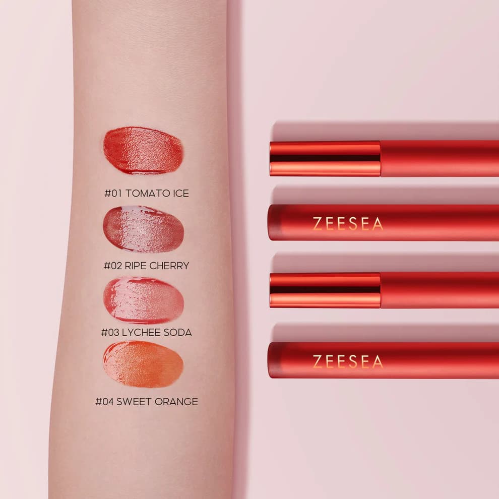 لیپ گلس زیسی 1.8 گرم ZEESEA Free Gravity Light Lip Glaze — تصویر ۲