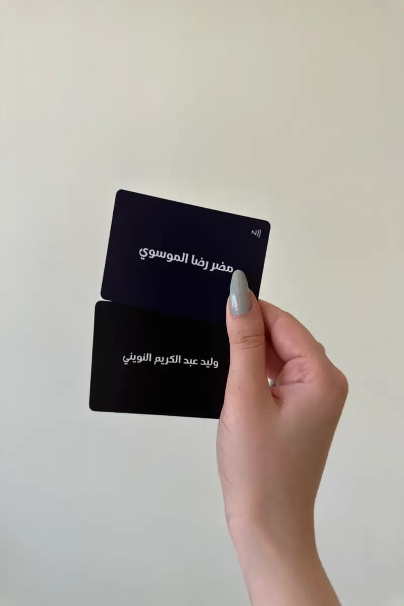 کارت ویزیت بلک تپ طرح دلخواه (کاستوم) — تصویر ۸