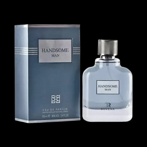 عطر و ادکلن روونا جیوانچی جنتلمن اونلی آبی (هندسام من) ادو پرفیوم 100 میلی لیتر شرکتی | Rovena Handsome Man 100ml EDP