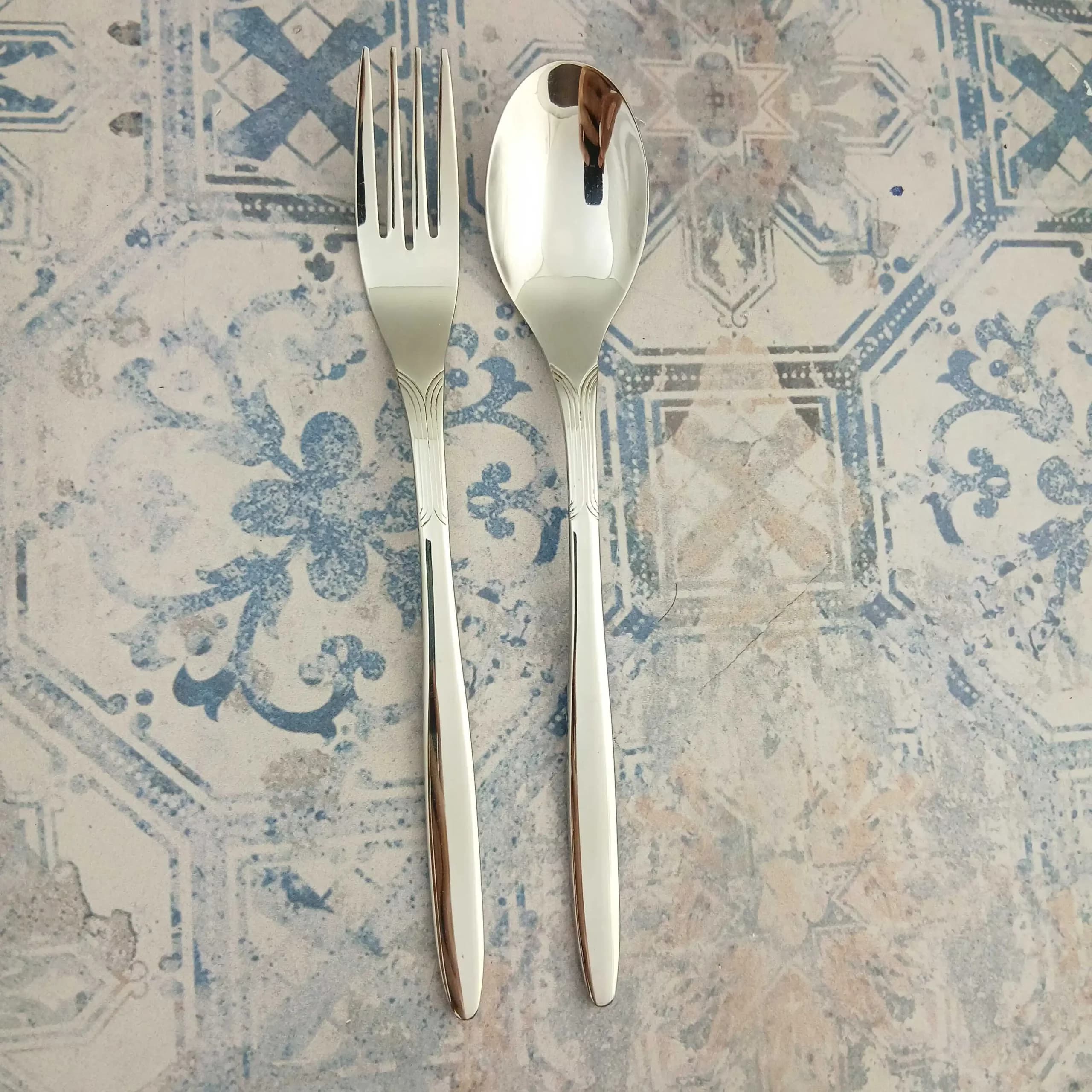قاشق و چنگال غذاخوری 12 پارچه بیزانس مدل 101m — تصویر ۴