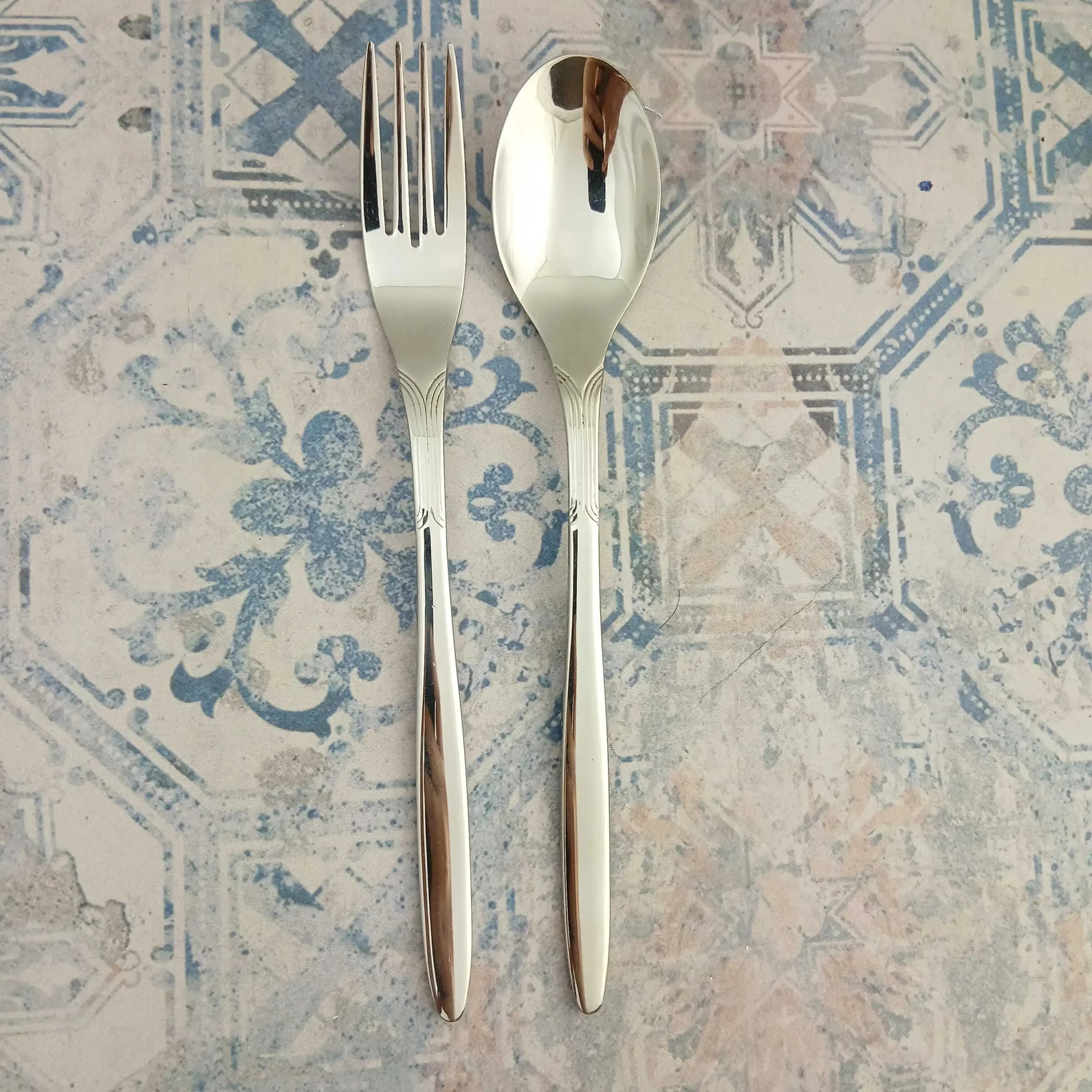 قاشق و چنگال غذاخوری 12 پارچه بیزانس مدل 101m — تصویر ۳