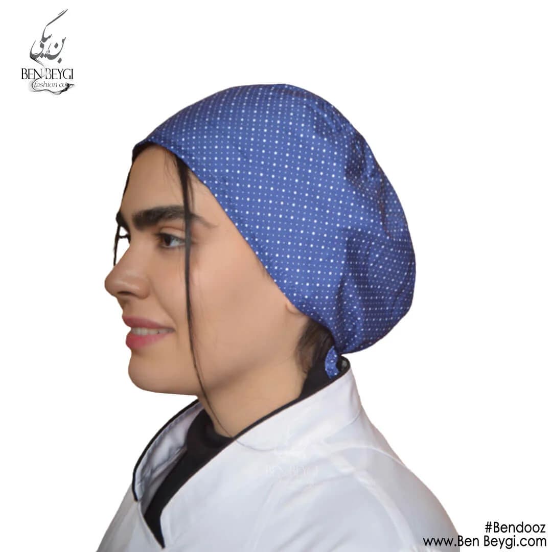 کلاه پزشکی رنگ آبی با بند سر قابل تنظیم کد SHA-25148