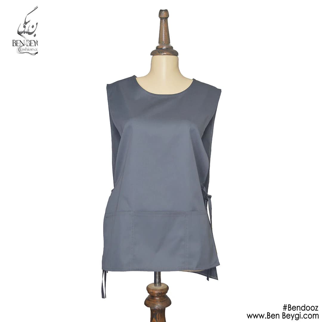 کاور پارچه ای پارچه ترگال رنگ طوسی قد کوتاه کد 20980