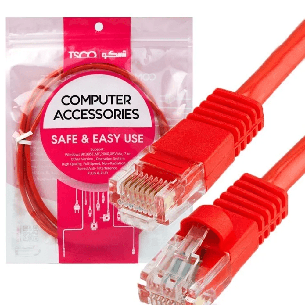 کابل شبکه CAT 6 تسکو طول 3 متر — تصویر ۲