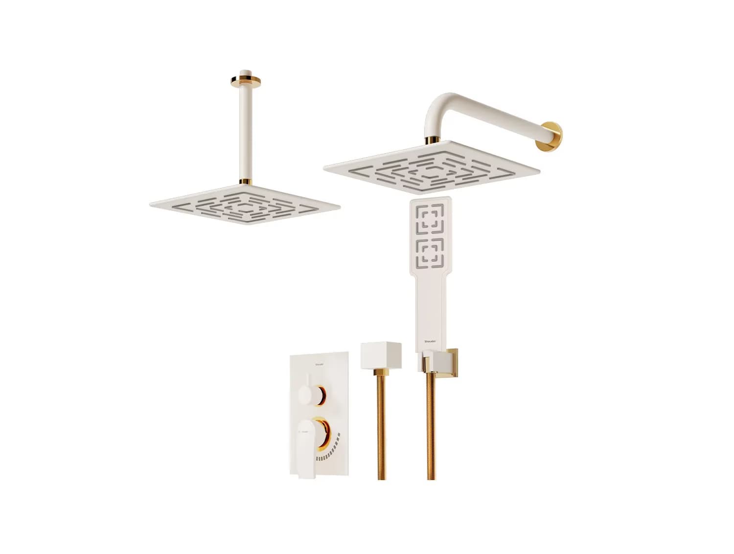 شیر توکار مدل رومر پلاس BRASS | شیری طلا | تیپ چهار