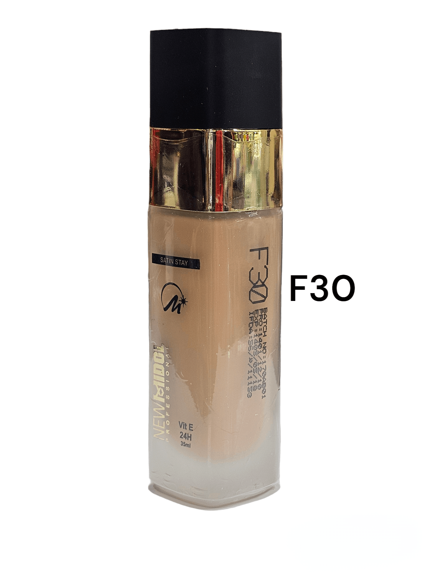کرم پودر شیشه ای رنگ شماره F30 برند نیومیدول