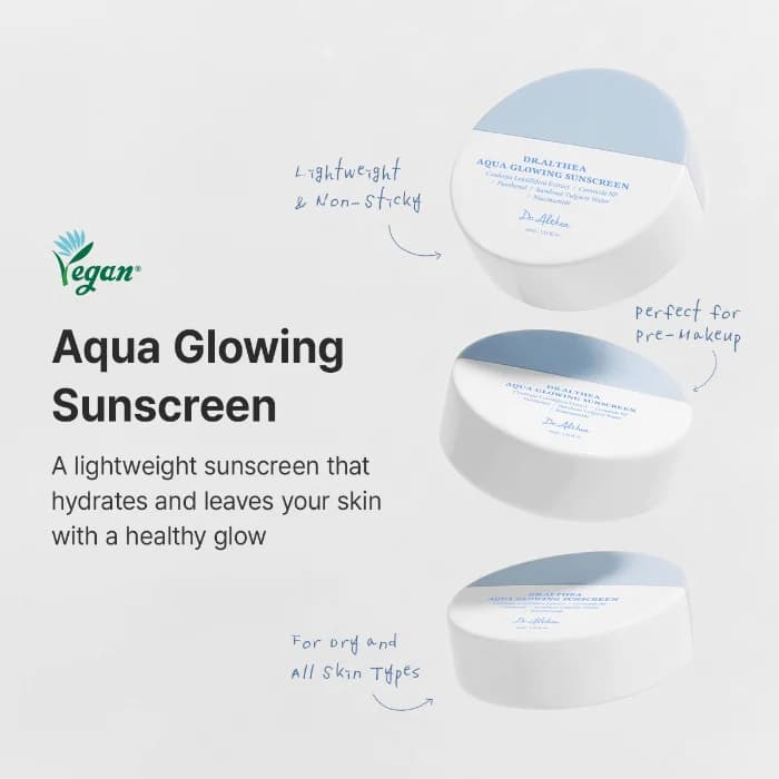 ضد آفتاب آبرسان دکتر آلتیا مدل Aqua Glowing — تصویر ۲