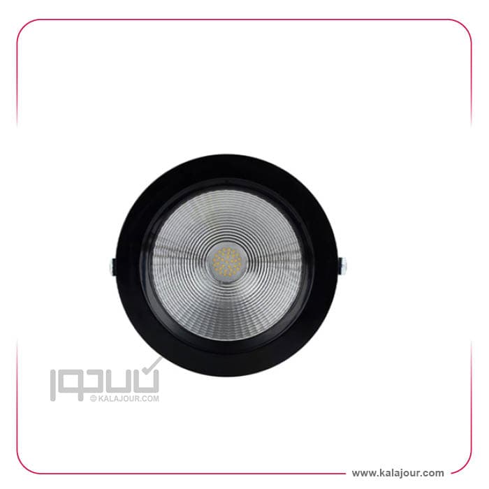 چراغ توکار ۳۰ وات SMD توکاس (بدنه سفید) – پرتو نور توس — تصویر ۳