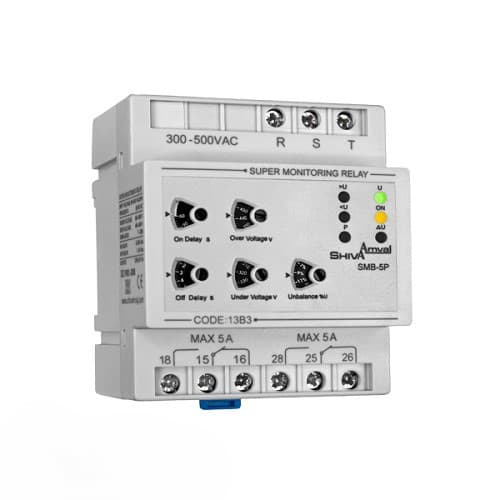 سوپر کنترل فاز (بدون نول) مدل SMB-5P شرکت شیوا امواج