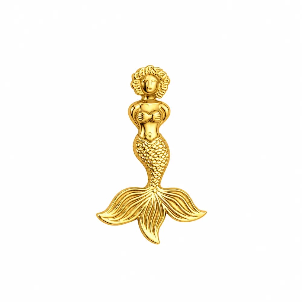 پلاک طلا پری دریایی — تصویر ۳