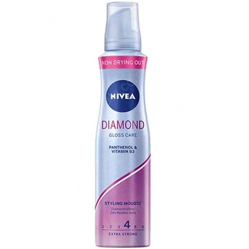 اسپری تافت حالت دهنده مو نیوآ مدل Nivea Hair Spray Diamond Gloss Care 250ml Diamond Gloss — تصویر ۲