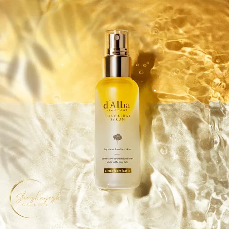 سرم اسپری ابرسان و درخشان کننده ترافل سفید دالبا 50 ميل dAlba White Truffle First Spray Serum 50ml