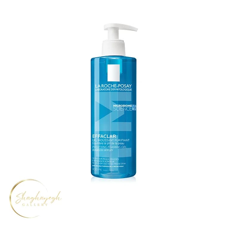 ژل شستشوی پوست چرب و مختلط لاروش پوزای افکلار ۴۰۰ میل La Roche-Posay Effaclar Purifying Foaming Gel 400ml