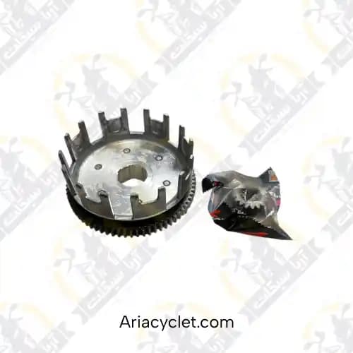 دیسک کلاچ کامل با دنده مقابل هوندا 200 راپیدو — تصویر ۲