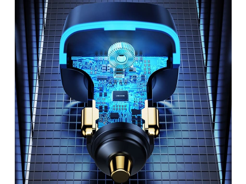 شارژر فندکی فست شارژ یوسمز USAMS C24 105W 3 Ports Car Charger Quick Charge US-CC141 — تصویر ۳