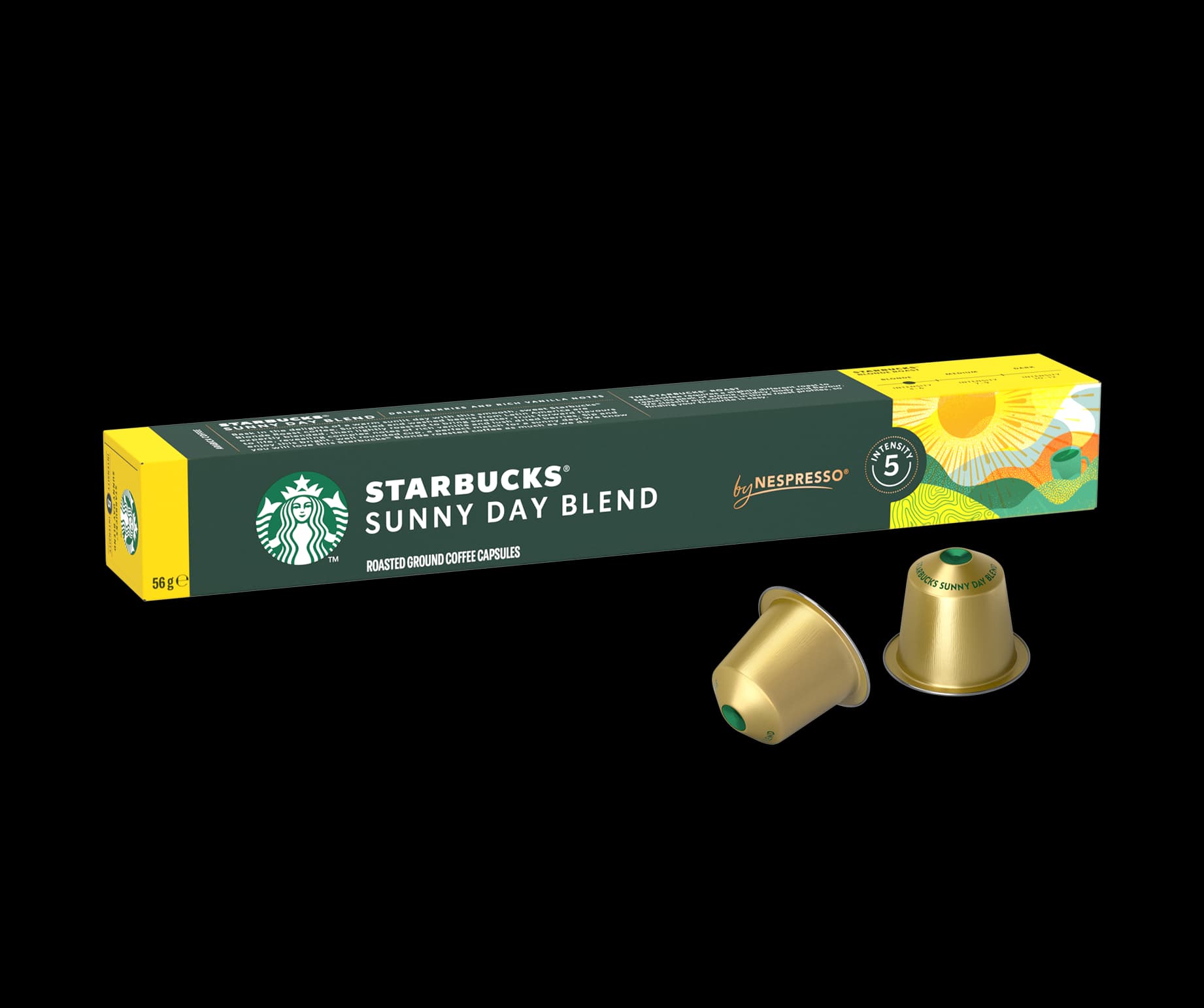 کپسول قهوه استارباکس “سانی دی بلند”«شدت 5» | Starbucks Sunny day blend — تصویر ۲