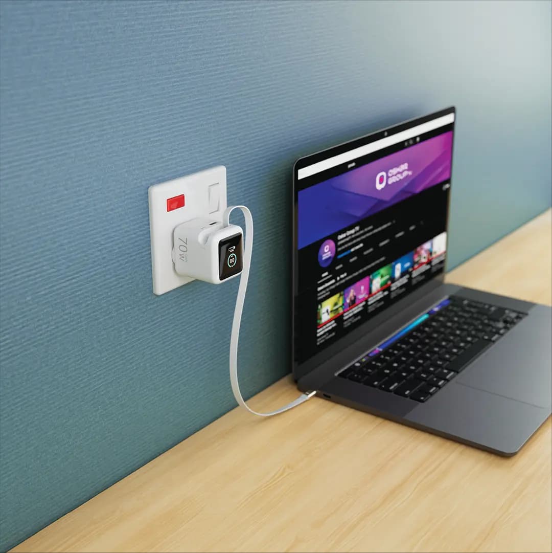 آداپتور شارژ 70 وات هوشمند پاورولوژی PWCUQC051 — تصویر ۴