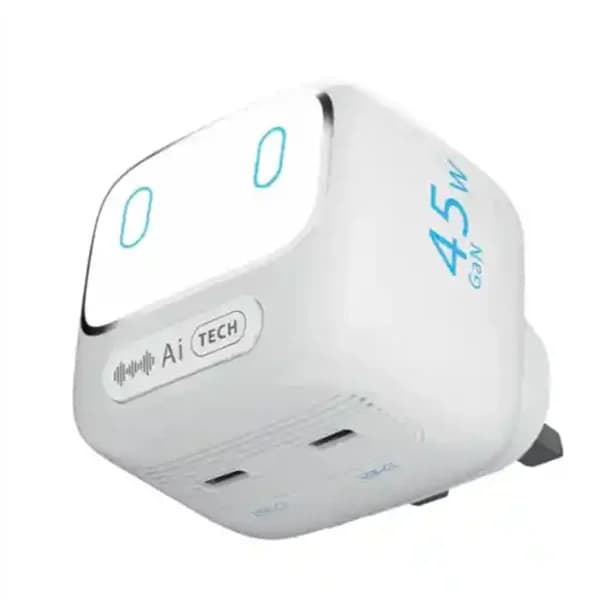 آداپتور شارژ 45 وات هوشمند پاورولوژی PWCUQC052WH — تصویر ۳