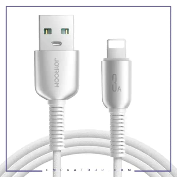 کابل شارژ لایتنینگ 1.2 متر جویروم S-A51