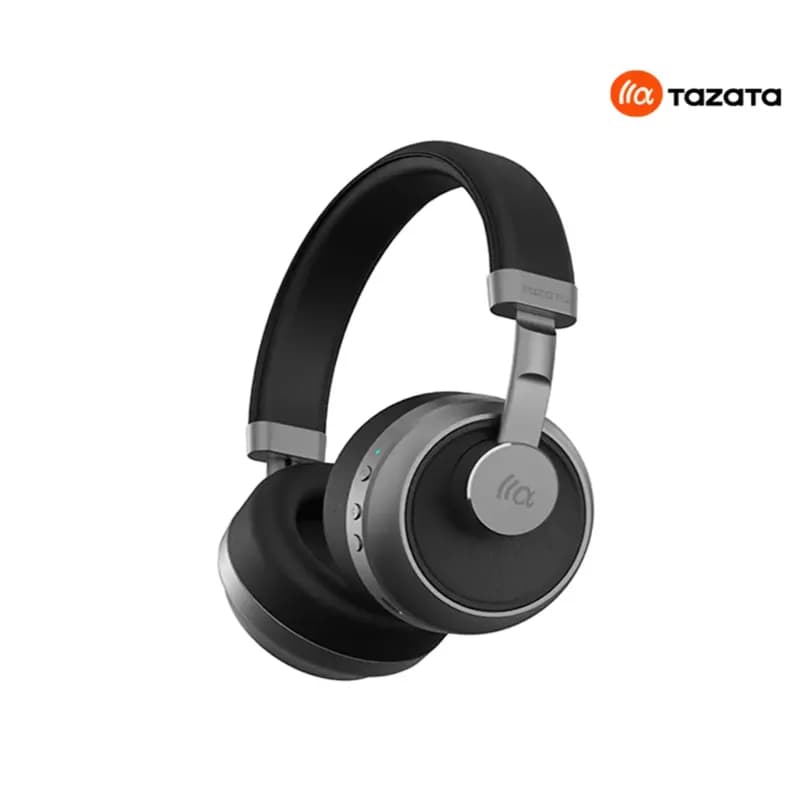 هدست بلوتوثی مشکی تازاتا مدل Tazata Headset BH02 Black — تصویر ۲