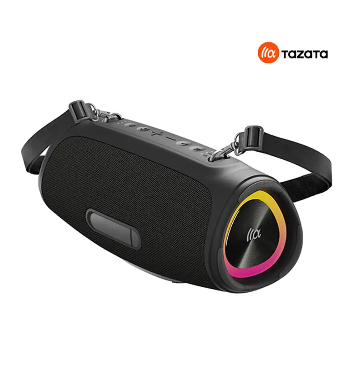 اسپیکر قابل حمل تازاتا مشکی مدل Tazata Boomblast Mini Black — تصویر ۲